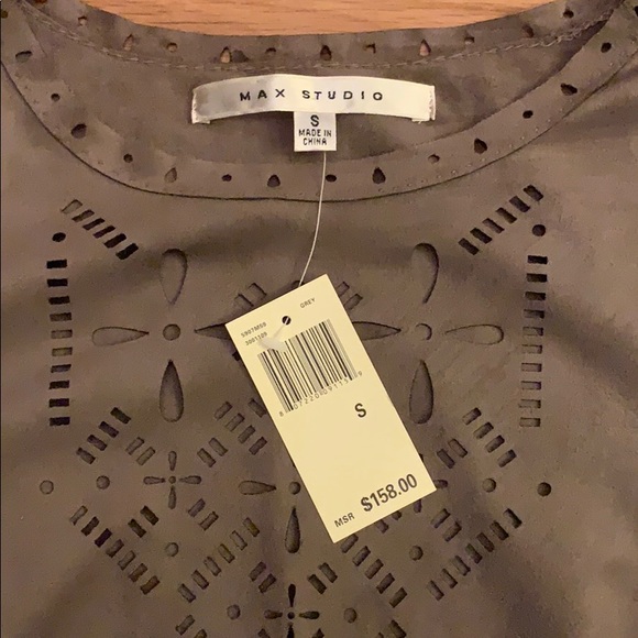 NWT! Size small faux suede Max Studio dress. - Picture 3 of 4